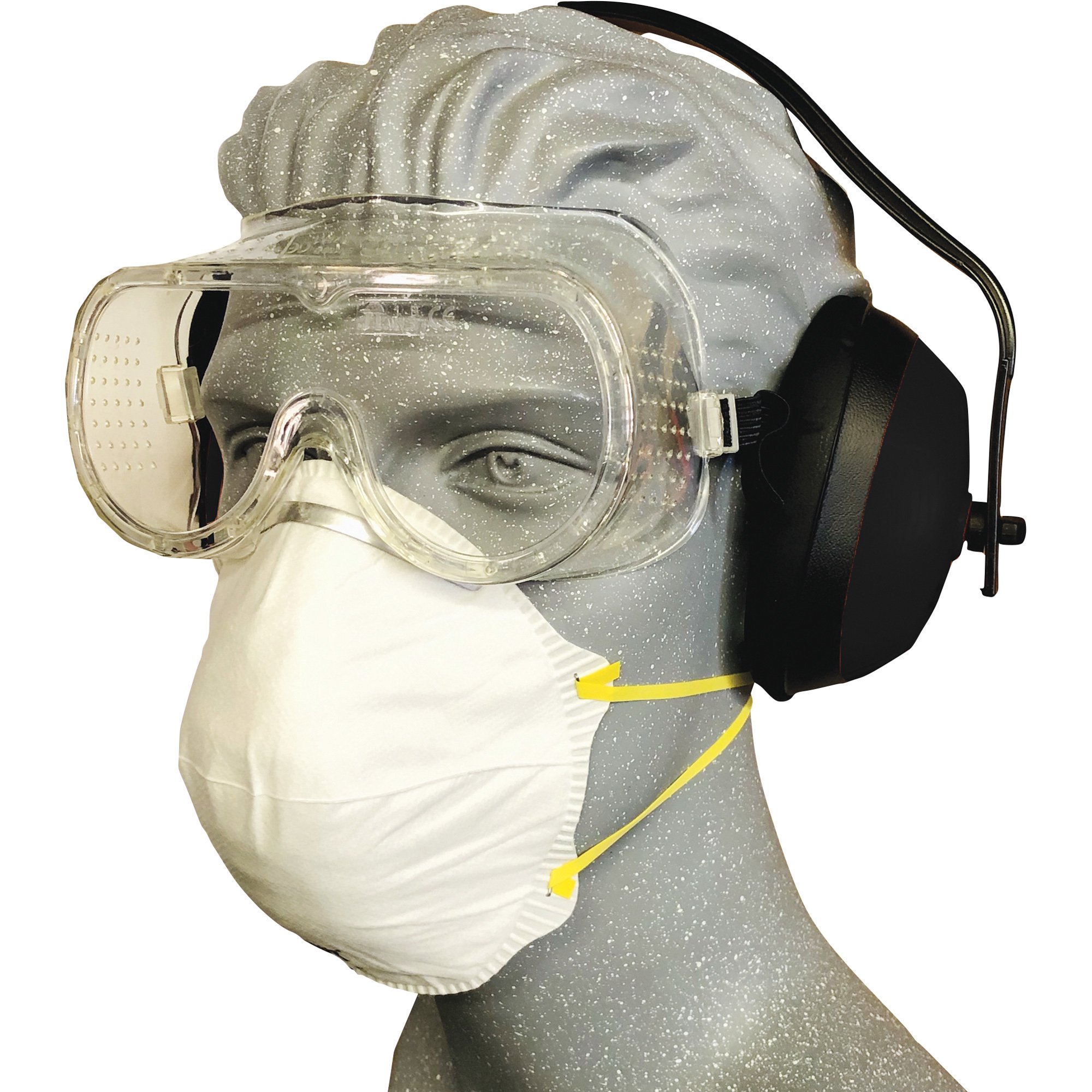 3M Sanding/Drywall/Fiberglass Respirator with Valve — N95, NIOSH ...